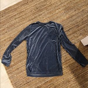 Shein velvet long sleeve